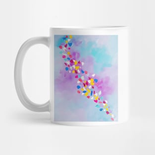 Modern PastelAbstract Painting, Colorful Contemporary Painting Mug